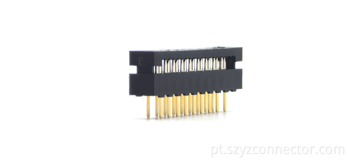 material pbt do conector idc de 2,0 mm 2.0mm idc connector pbt material